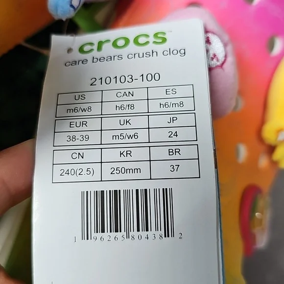 Crocs X Care Bear Crush Colorful Clogs with Fun Charms - Picture 7 of 7